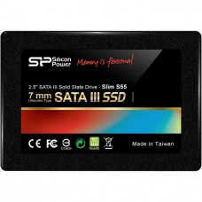 SSD диск Silicon Power Slim S55 (2,5", 240Gb, SATA III, 550Mb/s, 450Mb/s, TLC)