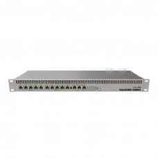 Маршрутизатор MikroTik RB1100AHx4 (RB1100x4) (13xGE, 4x1,4GHz/1Gb, ARM 32Bit, PoE In)