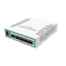 Комутатор Mikrotik CRS106-1C-5S (400Mhz/128Mb, 5xSFP, 1xCombo)