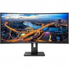 TFT 34` Philips 346B1C, VA, 3440 x 1440, USB-C, HDMI, DP, RJ45, колонки, чорний