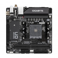 Материнська плата GIGABYTE A520I AC sAM4 A520 2xDDR4 M.2 HDMI DP Wi-Fi BT mITX