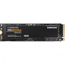 SSD диск Samsung 970 EVO PLUS (M.2 2280, 250Gb, PCIe 3.0 NVMe 1.3, 3500Mb/s, 2300Mb/s, 3bit MLC)