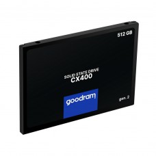 SSD диск Goodram CX400 gen.2 (2.5", 512Gb, SATA III, 550Mb/s, 500Mb/s, 3D TLC)