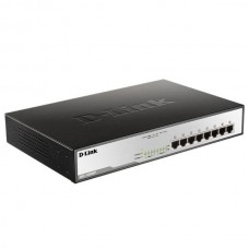 Комутатор D-Link DGS-1008MP 8xGE PoE, 140W, Некерований