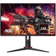 TFT 23.8` AOC 24G2ZE/BK, IPS, 240Hz, 0.5 ms, HDMI, DP, чорний з червоним