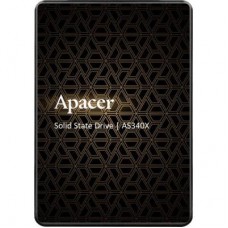 SSD диск Apacer AS340X (2,5", 120Gb, SATA III, 550Mb/s, 500Mb/s, 3D TLC)