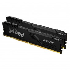 Модуль памяти Kingston FURY Beast Black DDR4-3600 64GB KIT (2x32GB) (KF436C18BBK2/64)