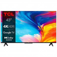 Телевізор 43` TCL LED 4K 60Hz Smart Google TV Black