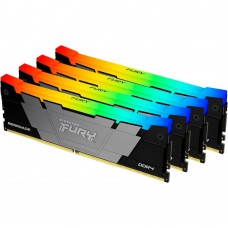 Модуль памяти Kingston FURY Renegade RGB Black DDR4-3600 128GB (4x32GB) CL18-22-22 1.35V XMP