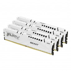 Модуль памяти Kingston FURY Beast White DDR5-5200 128GB (4x32GB) CL40-40-40 1.25V XMP