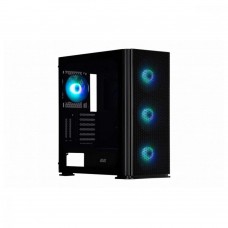 Корпус 2E GAMING Vertex GI01B без БЖ 2xUSB3.0, 1xUSBType-C, 3x140мм ARGB, 1x120мм ARGB, VGA 380мм, L