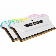 Модуль памяти DDR4 2x8GB/3600 Corsair Vengeance RGB Pro SL White (CMH16GX4M2D3600C18W)