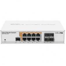 Коммутатор MikroTik CRS112-8P-4S-IN (8xGE PoE, 4хSFP)