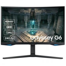 Монітор Samsung 27` Odyssey G6 27BG65 HDMI, DP, USB, VA, 2560x1440, 240Hz, 1ms, CURVED