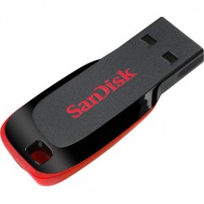 Накопичувач SanDisk 32GB USB 2.0 Type-A Cruzer Blade Чорний