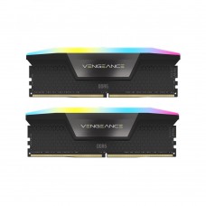 Модуль памяти DDR5 2x32GB/6400 Corsair Vengeance RGB Black (CMH64GX5M2B6400C32)