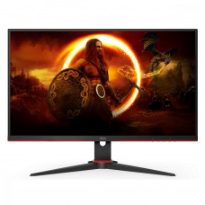 TFT 23.8` AOC 24G2SPAE/BK, IPS, 165Гц, 1 мс, VGA, HDMI, DP, колонки, чорний з червоним