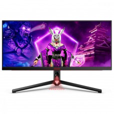 TFT 34` AOC AGON AG344UXM, WQHD, IPS, MiniLED, 170Гц, 1мс, 2xHDMI, 2xDP, USB-C, USB-hub, HAS, кол