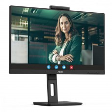 TFT 23.8` AOC 24P3QW, IPS, 75Hz, 2хHDMI, DP, USB-hub, webcam, HAS, Pivot, колонки, чорний