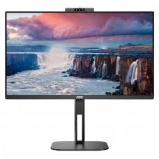 23.8" Монитор AOC 24V5CW/BK,FHD IPS,75ГЦ,1МС,HDMI,DP,USB-C,WEBCAM,USB-HUB,HAS,PIVO,КОЛОНКИ