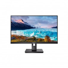 TFT 27` Philips 272S1M, IPS,75Hz, sRGB 102%, VGA, DVI-D, HDMI, DP, USB-hub, HAS, Pivot, колонки, ч