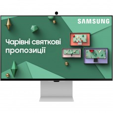 Монітор Samsung 27` ViewFinity S90PC DP, USB, Thunderbolt, Wi-fi, BT, MM, IPS, 5120x2880