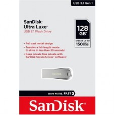 Накопичувач SanDisk 128GB USB 3.1 Type-A Ultra Luxe Срібний