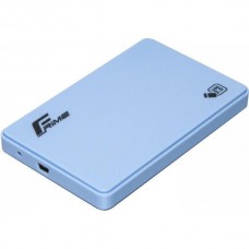 Внешний карман Frime SATA HDD/SSD 2.5`, USB 2.0, Plastic, Blue (FHE13.25U20)