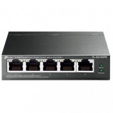 Комутатор TP-Link TL-SG105PE, 5 x 10/100/1000 RJ45, керований