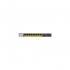 Комутатор NETGEAR GS110TP 8xGE PoE, 2xSFP, 55Вт, Керований L2