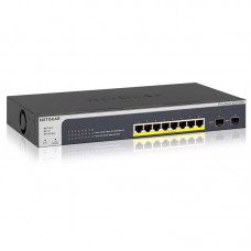 Комутатор NETGEAR GS510TPP 8xGE PoE, 2xSFP, 190Вт, Керований L2