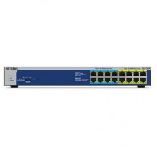 Комутатор NETGEAR GS516UP 16xGE PoE, 380Вт, Некерований