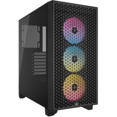 Корпус Corsair 3000D RGB Tempered Glass Black (CC-9011255-WW) без БП