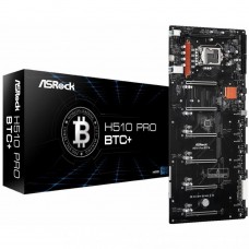 ASRock H510 Pro BTC+ (1200/H510, DDR4, 6xPCIex16, HDMI, 1xSATAІІІ, M.2, GLan, 501мм*224мм)