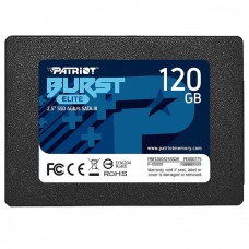 SSD диск Patriot Burst Elite (2.5", 120Gb, SATA III, 450Mb/s, 320Mb/s, 3D NAND)