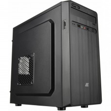 Корпус 2E VIGEO (TMQ0109), 400W(24 pin+4pin), Mini Tower, Micro ATX, 2xUSB2.0, Perforated Side, Blac