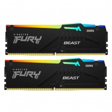 Пам`ять ПК Kingston DDR5 32GB KIT (16GBx2) 5600 FURY Beast RGB