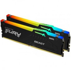 Пам`ять ПК Kingston DDR5 32GB KIT (16GBx2) 5200 FURY Beast RGB