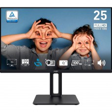 Монітор MSI 24.5` PRO MP251P D-Sub, HDMI, MM, IPS, 100Hz, 4ms, sRGB 101%, FreeSync, Pivot