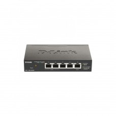 Комутатор D-Link DGS-1100-05PD 5xGE, (2xGE, 2xGE PoE, 1xGE PD), EasySmart