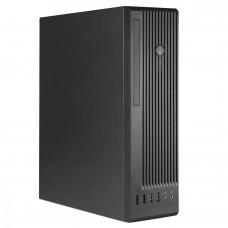 Корпус Chieftec UNI BE-10B-300 mATX , БЖ 300W, SLIM FF