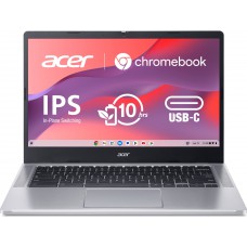 Ноутбук Acer Chromebook CB314-3HT 14` FHD IPS Touch, Intel P N6000, 8GB, F128GB, UMA, ChromeOS, сріб