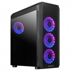 Корпус Chieftec SCORPION 4 GL-04B-UC-OP 4x120mm A-RGB, USB-C, ATX, без БЖ, Black