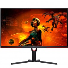 TFT 31.5` AOC U32G3X, 4K UHD IPS 144Гц, 1мс, HDMIx2, DPx2, чорний з червоним