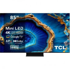 Телевізор 85` TCL MiniLED 4K 144Hz Smart Google TV Black