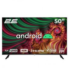 Телевізор 50` 2E LED 4K 60Hz Smart Android Black