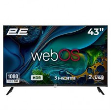 Телевізор 43` 2E LED FHD 60Hz Smart WebOS Black