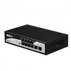 Комутатор 2E PowerLink SP802G 10xGE (8xPoE, 2xUplink), 120Вт, Некерований