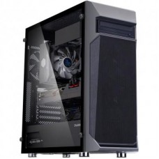 Корпус Zalman Z1 Plus без БЖ, 2xUSB3.0, 1xUSB2.0, 3x120мм, VGA 385мм, LCS ready, TG Side Panel, ATX,