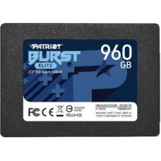 Накопитель SSD 960GB Patriot Burst Elite 2.5` SATAIII TLC (PBE960GS25SSDR)